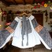 Vand costum popular autentic Muntenia, cu fir de argint